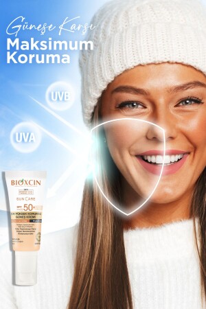 Sun Care Çok Yüksek Korumalı Kuru Normal Ciltler Için Renkli Güneş Kremi Spf 50 50ml Tinted - 10