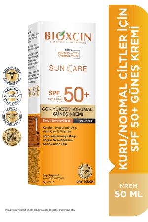 Sun Care SPF 50 Sonnencreme mit sehr hohem Schutz, 50 ml, trockene und normale Haut – Kollagen-Hyaluronsäure 5006652 - 1