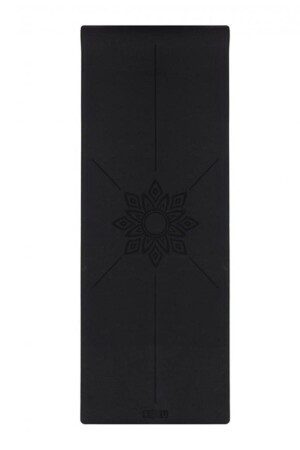 Sun Kaydırmaz Yoga Egzersiz Matı 183 X 68 Cm 5 Mm Kuru - Nemli Eller Için- Doğal Kauçuk- Siyah - 1