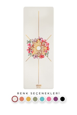 Sun Serisi Yoga Matı-flower 5mm – Sınırlı Üretim - 1