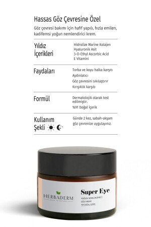 Super Eye Dark Circle und Anti-Falten-Kollagen + Vitamin C feuchtigkeitsspendende Augenkonturcreme - 7