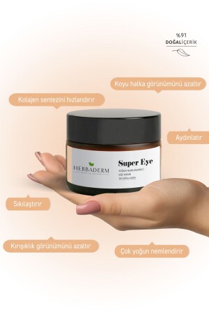 Super Eye Koyu Halka Ve Kırışıklık Karşıtı Kolajen - C Vitamini Nemlendirici Göz Çevresi Kremi - 8