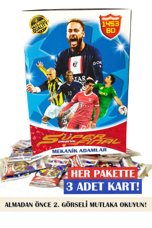 Süper Final Mekanik Adamlar En Son Seri Futbolcu Kartları 100 Paket 3'lü (300 KART) (KUTUSUZ) Dekomeka100 - 4