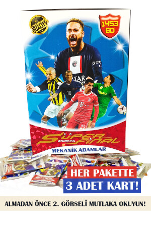 Süper Final Mekanik Adamlar En Son Sezon Futbolcu Kartları 150 Paket 3lü (450 Kart) Dekomeka150 - 9