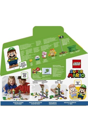 ® Super Mario™ Luigi ile Maceraya Başlangıç Seti 71387 - Çocuklar için Yapım Seti (280 Parça) - 4
