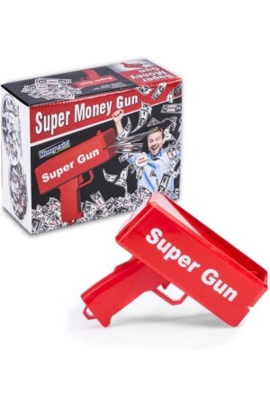 Super Money Gun Para Saçma Tabancası Kırmızı - 4