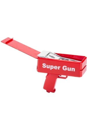 Super Money Gun Para Saçma Tabancası Kırmızı - 5