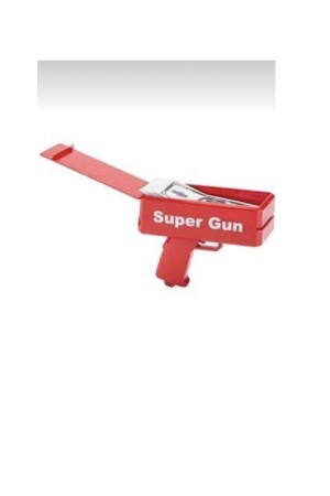 Super Money Gun Para Saçma Tabancası - Kırmızı Para makinesi - 5