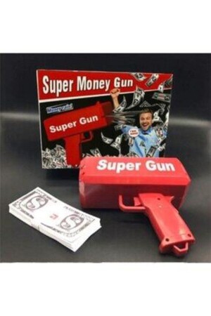 Super Money Gun - Para Saçma Tabancası kırmızıgun3452 - 2
