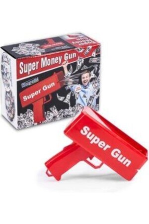 Super Money Gun - Para Saçma Tabancası kırmızıgun3452 - 5
