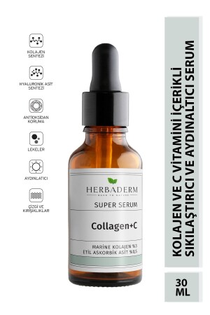 Super Serum (Kollagen+ C Meereskollagen 3 %+ 3-o-Ethylascorbinsäure 0,5 %) HERBA701458 - Herbaderm