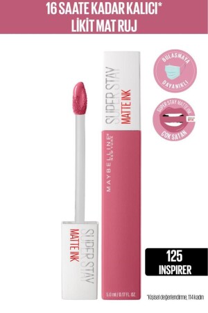 Super Stay Matte Ink City Edition Flüssiger, matter Lippenstift – 125 Inspirer - 1