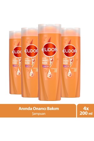 Superblend Saç Bakım Şampuanı Anında Onarıcı Bakım C Vitamini Keratin Seramid 200 ml X4 - 1