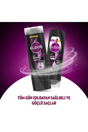 Superblend Saç Bakım Şampuanı Esmer Parlaklık E Vitamini Chia Tohumu Yağı Melanin 400 ml X3 - 7