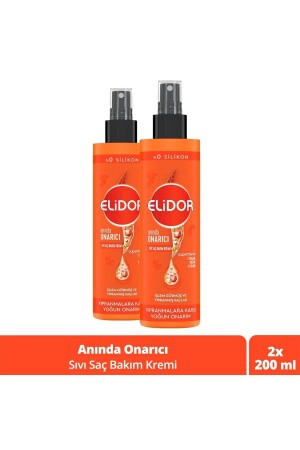 Superblend Saç Bakım Serumu Anında Onarıcı C Vitamini Keratin Seramid 200 ml x2 - Elidor