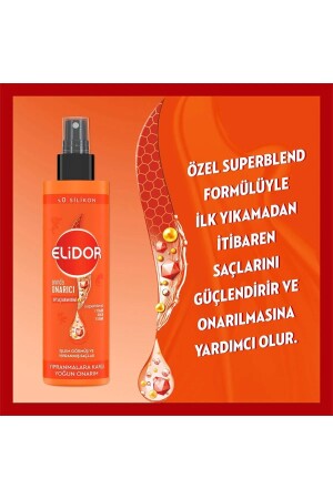 Superblend Saç Bakım Serumu Anında Onarıcı C Vitamini Keratin Seramid 200 ml x2 - 5