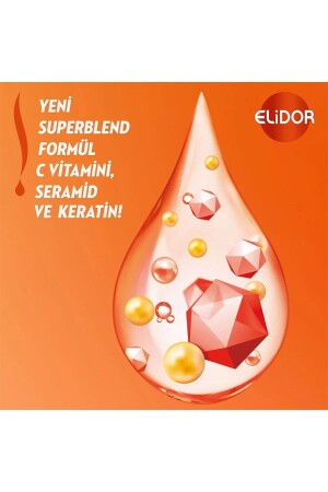 Superblend Saç Bakım Serumu Anında Onarıcı C Vitamini Keratin Seramid 200 ml x2 - 6