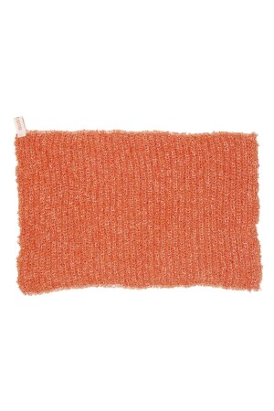 Superflexibler orangefarbener Bad-Luffa-Dusch-Luffa, geeignet für alle Hauttypen – Unisex 30 x 40 cm LSLIFTURUNCU - 2