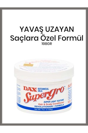 Supergro 198 gr - Yavaş Uzayan Saçlara Özel Saç Bakım Yağı - 1