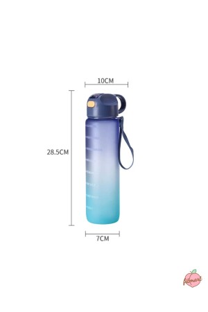 „Superior 1“ – 1 Liter motivierende Tritan-Wasserflasche, Sportwasserflasche – BPA-frei - 4