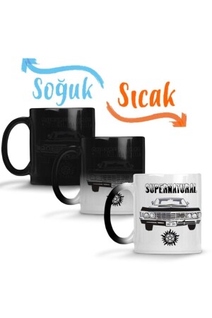 Supernatural Dean Winchester Ruby Castiel Bobby Singer Impala TV-Serie Magic Mug Cup Porzellan SK1230 - 1