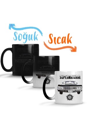 Supernatural Dean Winchester Ruby Castiel Bobby Singer Impala TV-Serie Magic Mug Cup Porzellan SK1230 - 3