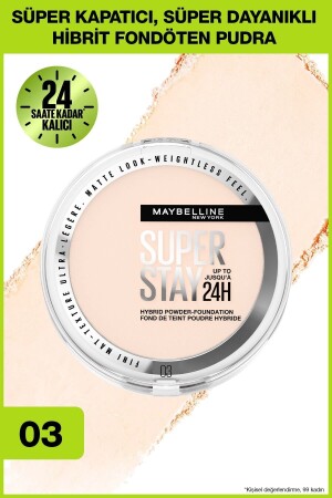 Superstay Hybrid Puder-Foundation – 03 SSHBRTPF - 2