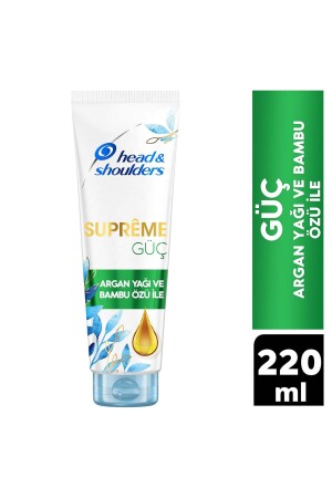 Supreme Güç Argan Yağı Ve Bambu Özü Saç Kremi 220 ml - 1