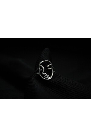 Antik versilberter Gelenkring für Damen/Herren mit Gesichtsmotiv - Ozzmostore