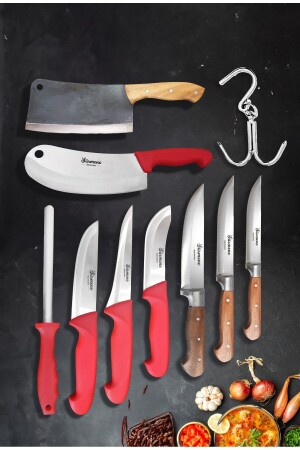 مجموعة متنوعة من المطبخ - الجزار - اللحم - الخضروات - المعدات والسكاكين - Sürmene