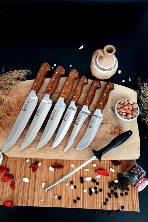 Sürmene 6er-Set Küchenmesser für Gemüse und Fleisch, GTR-2242 - 4