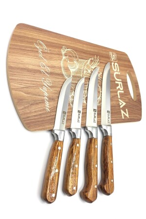 Sürmene Messer-Set, Fleisch, Brot, Gemüse, Obst, Messer, Küchenmesser, 4-teilig - 4