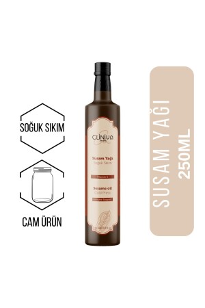 Susam Yağı %100 Doğal Soğuk Sıkım 250 ml Yag - 1