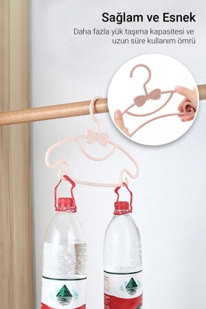 Süße 24-teilige weiße Baby-Kleiderbügel, 30 cm, Schmetterlings-Baby-Kinder-Kleiderbügel mit Schleife - 6