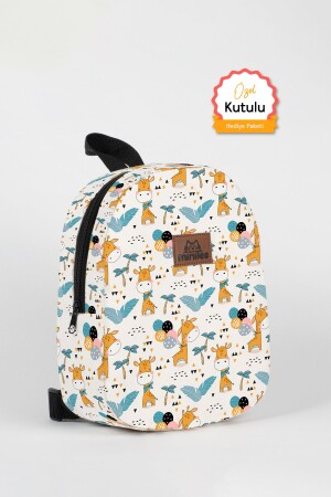 Süße Giraffen 0–8 Jahre – Kindergarten-Kindergarten-Rucksack [mit spezieller Box] - 2