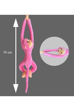 Süßes Plüsch-Affenspielzeug, 70 cm großer Affe mit klebrigen Händen - 1