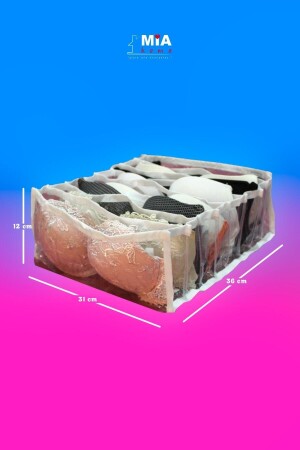 منظمة MNZ-Bra حجم كبير / منظمة الجراف - منظمة جيب - منظمة أكورديون - Mia Home Production