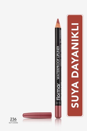 Suya Dayanıklı Dudak Kalemi (KAHVE) - Waterproof Lipliner - 236 Nut Cookie - 8690604567492 - 2