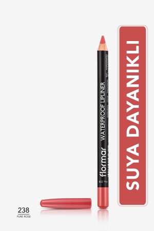 Suya Dayanıklı Dudak Kalemi - Waterproof Lipliner 238 Pure Rose 8690604567515 - 2