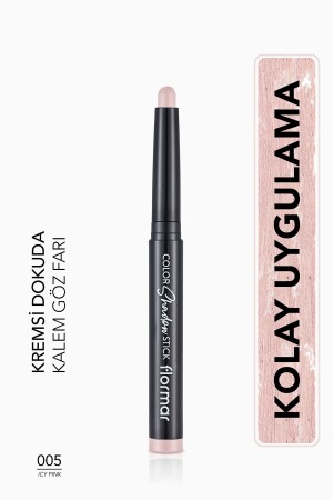 Suya Dayanıklı Işıltılı Kalem Far - Color Shadow S. - 005 Icy Pink- 8682536039451 5998 - 2