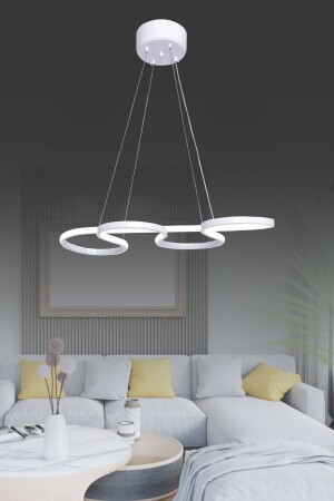 Suyolu 70w Yüksek Işıklı Ledli Modern Led Avize 65 Cm G-809-B - 2