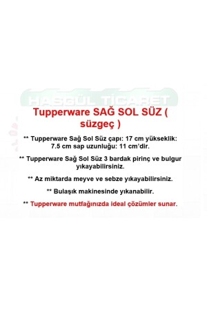 Süzgeç 1 Lt Sağ Sol Süzgeç Mint Hsgl 1443 - 3