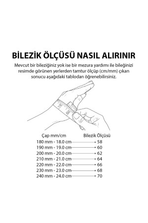 Süzme & Milky Way Campaign Doppelkombinations-Goldarmband 14 Karat - 6