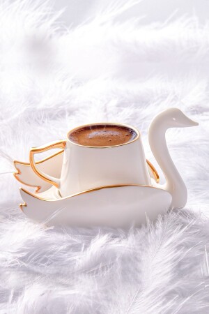 Swan Set mit 2 Kaffeetassen 70 ml 153. 03. 07. 9862 - 1