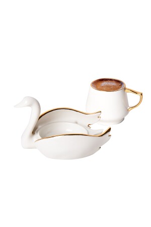 Swan Set mit 2 Kaffeetassen 70 ml 153. 03. 07. 9862 - 5