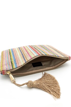 Sweet Garden Damen-Clutch & Portfolio aus Stroh C062205 - 3