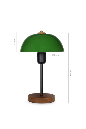 Swiss Dekoratif Klasik Mantar Masa Lambası / Yeşil Banker AYD-2796 - 6
