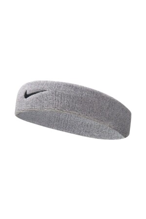 Swoosh-Stirnband, Handtuch-Stirnband, Grau - 1