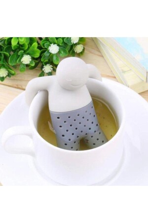 مكنز - سليكون شاي مدفوعة مثير للاهتمام لطيف مضحك مرشح شاي جعة مدفوعة الجلوس رجل مدفوعة شاي - SYNOPE