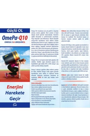 Tab Ilaç -q10 Omega3 Ubiquinol Balık Yağı 30 Kapsül - 3